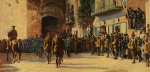 General Allenby entering Jerusalem on foot on 11th December 1917