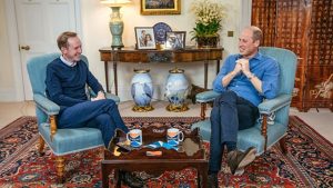 Prince William interviewed by the BBC's Adam Fleming