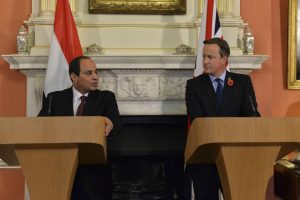 David Cameron and Egypt's President Sisi in November 2015.