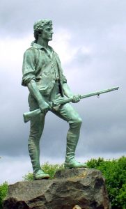 Minute Man statue in Lexington, Massachusets