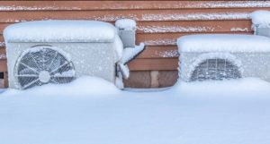 Air-Source Heat Pumps cost far too much to run when the weather is cold. Picture from Daily Sceptic.