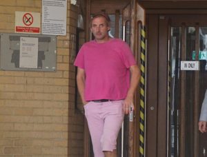 Not all the pink outfits in the world will change Dominic Carter from a man into a woman. 