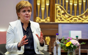 Former first minister Nicola Sturgeon pontificates about the issue with Holyrood