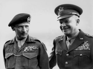 Generals Eisenhower and Montgomery