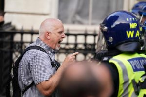 David Spring: jailed for 8 months for shouting at policemen.