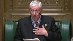 Commons Speaker Sir Lindsay Hoyle: banned all discussion of Southport