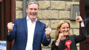 Sir Keir Starmer and Labour MP Kim Leadbeater.