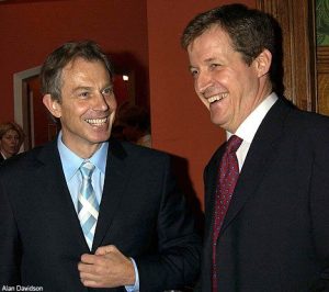 Tony Blair (L) & Alastair Campbell