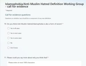 Islamophobia Consultation page 10