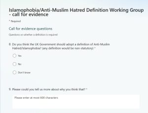 Islamophobia Consultation page 9