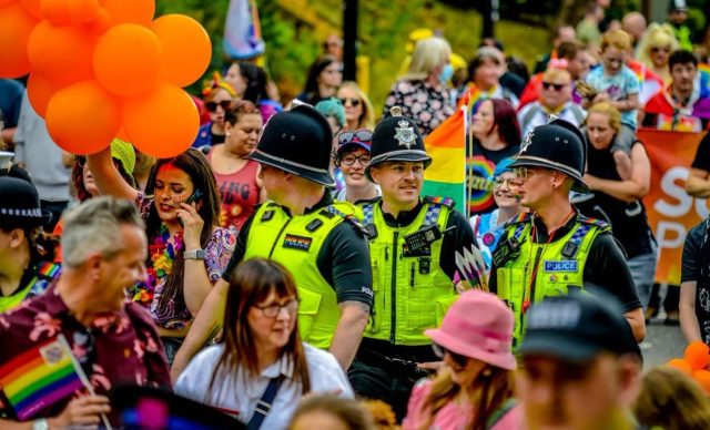 Transgenderism March earlier this year in Newcastle.