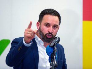 Vox party president Santiago Abascal