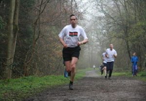 The author taking part in ParkRun