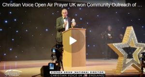 Christian Voice wins Community Outreach Award