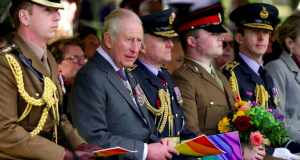 King Charles Endorses Sodomy The opening of the memorial was marked with an unveiling ceremony attended by King Charles: Reuters.