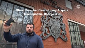 A UK jury has acquitted Christian street preacher Shaun O'Sullivan of a religiously aggravated “Islamophobia” charge, ruling that his comments were protected religious and political speech—not a hate crime.