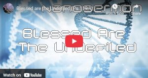 Nanosermon: Blessed are the undefiled