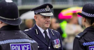 Corrupt former police chief blamed the "political and media frenzy" for his decision to resign