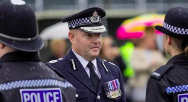 Corrupt former police chief blamed the "political and media frenzy" for his decision to resign