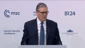 Sir Keir Starmer speaking at the Munich Security Conference 2026