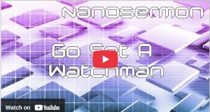 Nanosermon: Go set a watchman