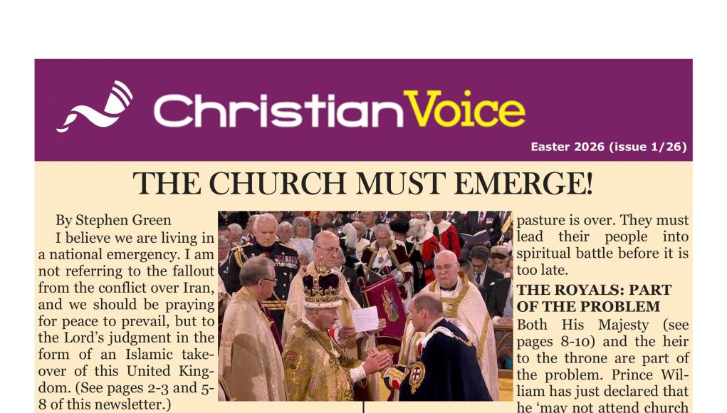 Newsletter Easter 2026 front page