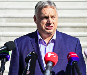 Hungarian Prime Minister Viktor Orbán's Fidesz scored 44.2 percent, significantly lower than polls had predicted. | Attila Kisbenedek/AFP via Getty Images