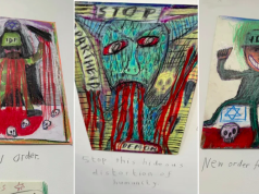 How Is ‘Jews Eating Babies’ Not Considered Offensive? The artwork was met with backlash from Jewish community groups | X: ZOE STRIMPEL