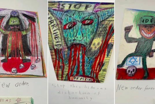 How Is ‘Jews Eating Babies’ Not Considered Offensive? The artwork was met with backlash from Jewish community groups | X: ZOE STRIMPEL