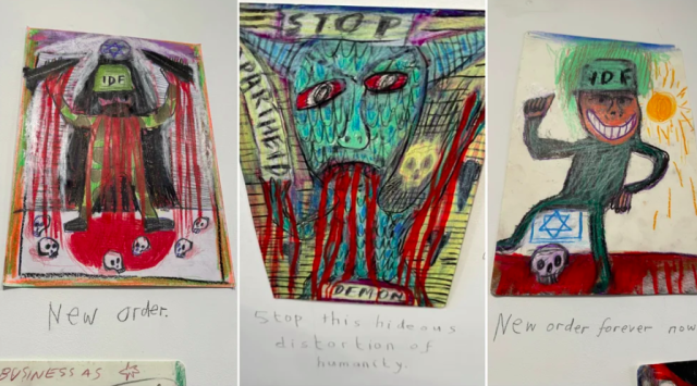 The artwork was met with backlash from Jewish community groups | X: ZOE STRIMPEL