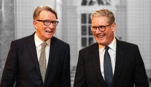Keir Starmer with Jeffrey Epstein's friend Peter Mandelson in happier times.