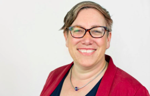 Lisa Pinney ‘works with others to bring change, speaking at events and supporting individuals and organisations to be more LGBT+ inclusive’