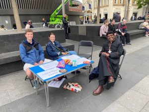 Bishop Anderson Jeremiah at a 'Listening Table'