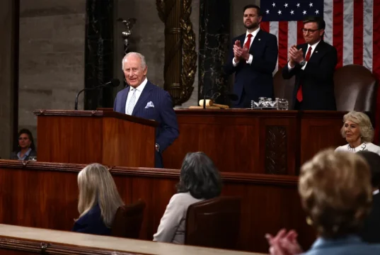 King Addresses US Congress