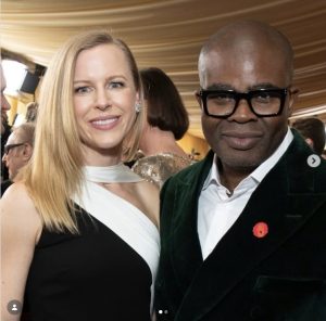 Misan Harriman and his wife Camilla Holmstroem