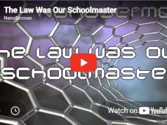 Nanosermon: The Law was our Schoolmaster