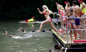 Hampstead Heath has three historic bathing ponds: the Highgate men’s pond, the Kenwood ladies’ pond and the Hampstead mixed pond Credit: Tolga Akmen/AFP